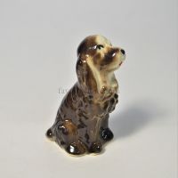 Сувенир Собачка серая, керамика - вид 1 миниатюра