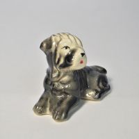 Сувенир Собачка серая, керамика - вид 3 миниатюра