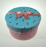 Коробка цилиндр Мороженое, набор из 3 шт, М61-10 - вид 2 миниатюра