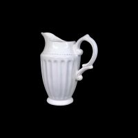 Ваза керамическая Кувшин h20 см, белый, FA70-25