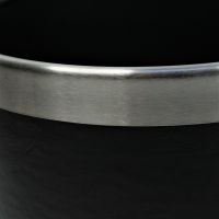 Коробка-органайзер без крышки Classik , h25,5 х d23 см, экокожа, черный, Z8-33 - вид 1 миниатюра