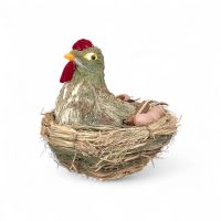 Пасхальная композиция Курочка в гнезде h34 х d35 см, FA356-18