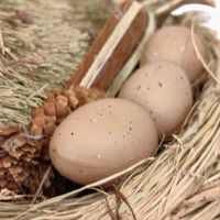 Пасхальная композиция Курочка в гнезде h34 х d35 см, FA356-18 - вид 2 миниатюра