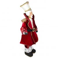 Игрушка декоративная Король в бордовом костюме h75 см - вид 1 миниатюра