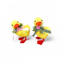 Декоративная фигурка Утенок h18 см, желтый, FA56-16