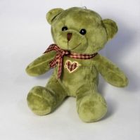 Мягкая игрушка Медведь с сердечком, 19 см - вид 12 миниатюра