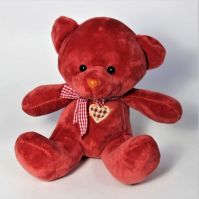 Мягкая игрушка Медведь с сердечком, 19 см - вид 5 миниатюра