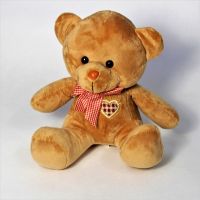Мягкая игрушка Медведь с сердечком, 19 см - вид 10 миниатюра