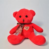 Мягкая игрушка Медведь с сердечком, 19 см - вид 2 миниатюра