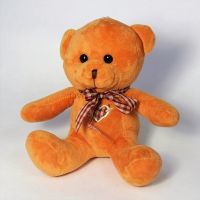 Мягкая игрушка Медведь с сердечком, 19 см - вид 4 миниатюра