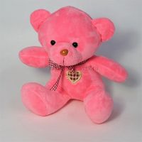 Мягкая игрушка Медведь с сердечком, 19 см - вид 14 миниатюра