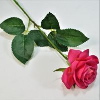 Роза искусственная, h42 см, Р59-5/6 - вид 2 миниатюра
