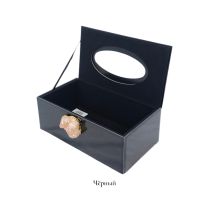 Салфетница стеклянная ПРЕМИУМ h10 х 25 х 14 см, FA62-13 - вид 6 миниатюра