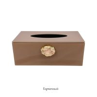 Салфетница стеклянная ПРЕМИУМ h10 х 25 х 14 см, FA62-13 - вид 1 миниатюра