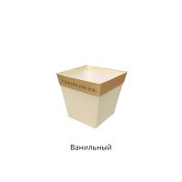 Коробка трапеция с золотой каймой h11 х 11.5 х 11.5 см, FA28-18 - вид 6 миниатюра