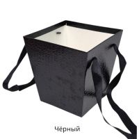 Коробка трапеция Текстурная h18 х 16.5 х 16.5 см, FA28-22 - вид 5 миниатюра