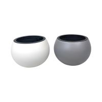 Кашпо пластиковое с дренажной системой Шар d21 х h27 см, FA57-31