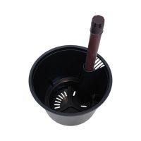 Кашпо пластиковое с дренажной системой Шар d29 х h29 см, FA57-32 - вид 2 миниатюра