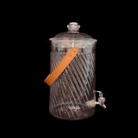 Лимонадница пластиковая с краном d16 х h27(32)см, 4 л, прозрачный, FA57-46 - вид 2 миниатюра