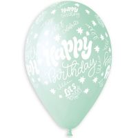 Надувные шары Happy Birthday 14", 50 шт - вид 4 миниатюра