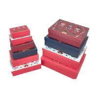 Коробка прямоугольная Щелкунчик, набор из 10 шт, FA54-26A