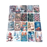 Открытка поздравительная НГ 8 х 12 см, 10 шт