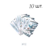 Открытка поздравительная НГ 8 х 12 см, 10 шт - вид 12 миниатюра