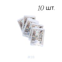 Открытка поздравительная НГ 8 х 12 см, 10 шт - вид 26 миниатюра