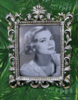 Фоторамка 28 х 38 см, полистоун, серебряный, М109-9 - вид 1 миниатюра