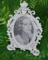 Фоторамка 27 х 20 см, полистоун, белый, М109-11 - вид 1 миниатюра