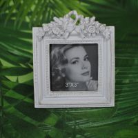 Фоторамка 13 х 10 см, полистоун, белый, М109-13 - вид 1 миниатюра