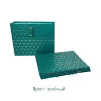 Сумка бумажная горизонтальная 40 х 50 х 15 см, Золотые ромбы, 12 шт, FA39-93 - вид 5 миниатюра