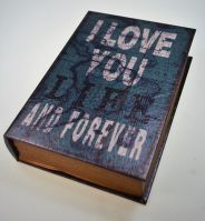 Набор шкатулок книга I LOVE YOU, 2 шт, М102-7 - вид 1 миниатюра