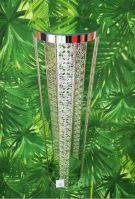 Подставка декоративная, h80 см d20 см, серебро М101-1 - вид 1 миниатюра