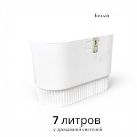 Кашпо пластиковое с дренажной системой Бостон VipSet 29 х 15 х h29.7 см, 7 л - вид 3 миниатюра