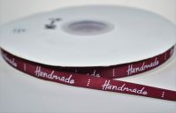 Лента тканная Hand made 1 см х 50 ярдов, W10-7(с) - вид 1 миниатюра