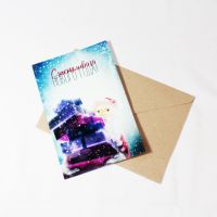 Открытка новогодняя 10 х 15 см, 1 шт - вид 1 миниатюра