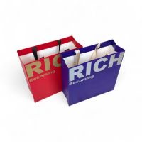 Сумка бумажная 35 х 35 х 13 см, RICH, 12 шт, FA55-42 - вид 1 миниатюра