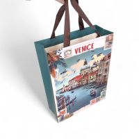 Сумка бумажная 40 х 30 х 12 см, Города, 12 шт, FA55-45 - вид 2 миниатюра