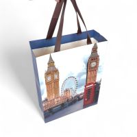 Сумка бумажная 40 х 30 х 12 см, Города, 12 шт, FA55-45 - вид 4 миниатюра