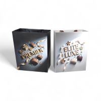 Сумка бумажная 32 х 25 х 12 см, Гламур, 12 шт, FA55-47 - вид 1 миниатюра