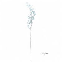 Ветка декоративная с пластиковыми цветами h72 см, серебро, FA61-1/3 (дизайн - вид 1 миниатюра