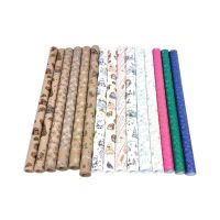 Бумага Крафт Новогодний дизайн, 72 см  х 10 м