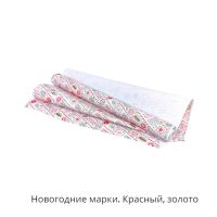 Бумага Крафт Новогодний дизайн, 72 см х 10 м - вид 3 миниатюра