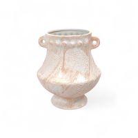 Ваза керамическая Кувшин Восток h19 х d10 см, кремовый, FA60-35