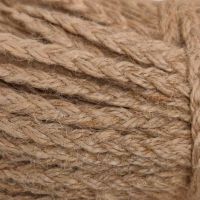 Лента джутовая Косичка, 1 см х 25 м, натуральный, Р87-13 - вид 1 миниатюра