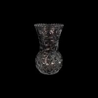 Ваза стеклянная Разные формы h11-13 см, набор из 10 шт, прозрачный, FA58-22 - вид 10 миниатюра