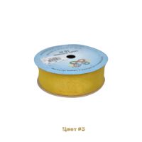 Лента жатый атлас 4 см x 10 м - вид 3 миниатюра