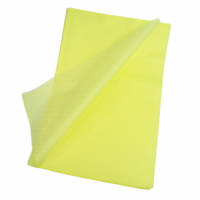 Бумага Тишью в листах 50 х 66 см, 50 шт, желтый неон, W52-2