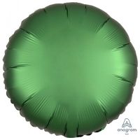 Шар фольгированный Круг 45 см, сатин Emerald